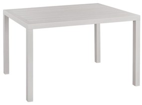 Aluminum Table 120x80 White