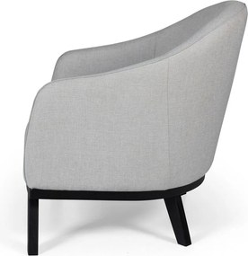Wing Chair Leon - Light Grey Light Grey