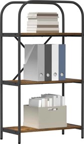 vidaXL Ράφι Βιβλίων 3 επιπέδων 60 x 30 x 109 εκ Επεξεργασμένο ξύλο