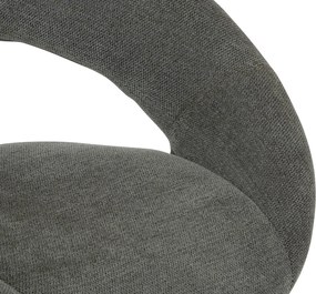 ΚΑΡΈΚΛΕΣ &amp; ΠΟΛΥΘΡΌΝΕΣ SASHA CED/BLK ADJ BAR STOOL ATMOSPHERA 207338B