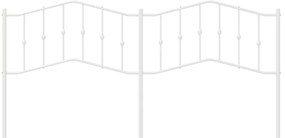 vidaXL Κεφαλάρι Λευκό 193 εκ. Μεταλλικό