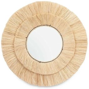 Τοίχο καθρέφτη Gift Decor Καφέ 73 x 73 x 3 cm Κύκλους