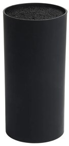 Estia 01-3524 Βαση Μαχαιριων Κυλινδρικη, Μαυρη