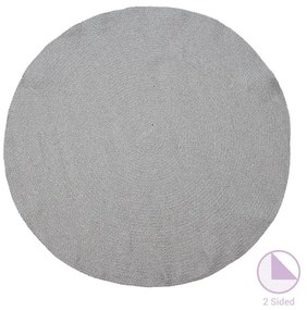 Carpet PWC-0046 gray D90cm 90x90x0.5 εκ.