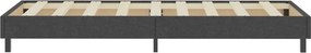 vidaXL Πλαίσιο Κρεβατιού Boxspring Γκρι 100 x 200 εκ. Υφασμάτινο