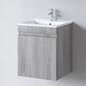 Πάγκος OMEGA GREY OAK 50 S3BOM055GO0 51x44x60, Νιπτήρας 50x45 - S3BOM050GO0