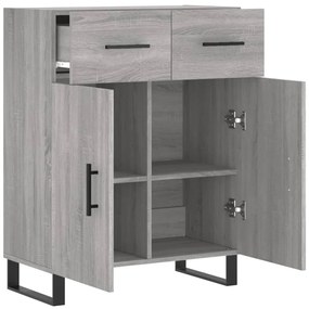 vidaXL Ντουλάπι Γκρι Sonoma 69,5 x 34 x 90 εκ. από Επεξεργασμένο Ξύλο