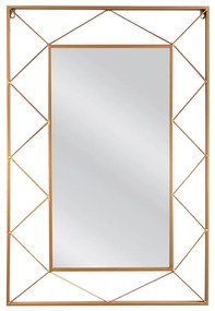 Καθρέπτης Τοίχου Μεταλλικός Χρυσός Elessar ARTELIBRE 58x5x90εκ. 14790020