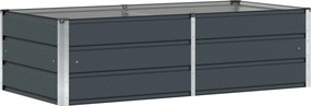 vidaXL Γλάστρα Ανθρακί 160 x 80 x 45 cm Ατσάλι