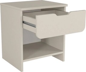 Κομοδίνο Mida Megapap χρώμα sandstone 45x40x52εκ.