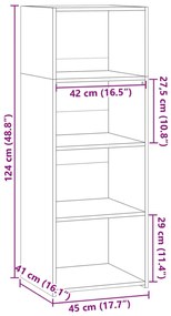 ΝΤΟΥΛΑΠΙ SONOMA ΔΡΥΣ 45X41X124 ΕΚ. ΑΠΟ ΕΠΕΞΕΡΓΑΣΜΕΝΟ ΞΥΛΟ 846392