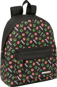 Σχολική Τσάντα Minecraft Μαύρο 33 x 42 x 15 cm