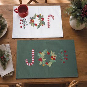 Χριστουγεννιάτικο Σουπλά 2 Όψεων (33x48) Nef-Nef Homeware Joyfull