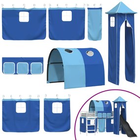 vidaXL Λευκό και Μπλε 74,5 x 190 εκ.