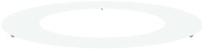 vidaXL Flat Tree Ring Λευκή Ø50/80 εκ. Χάλυβας