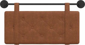 vidaXL Κρεμαστό Κεφαλάρι Επιτοίχιο Καφέ 90 cm Αντίκα PU
