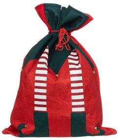 Διακοσμητικός Σάκος Αϊ Βασίλη 07.199181 50x70cm Red-Green
