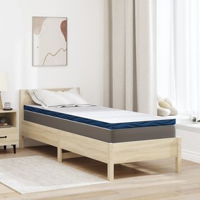 vidaXL Στρώματα Λευκό και Μπλε 80 x 200 cm