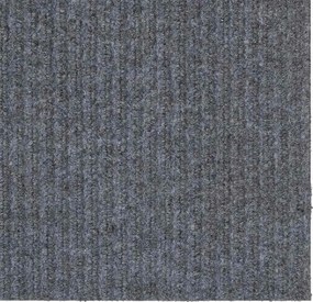 vidaXL Δερμάτινο Χαλί Ανοιχτό γκρι 80 x 200 cm ύφασμα