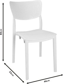 Καρέκλα Ignite PP ανθρακί 44x53x84 εκ.