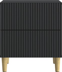 vidaXL Κομοδίνο Μαύρο 43 x 34,5 x 48 εκ Επεξεργασμένο Ξύλο