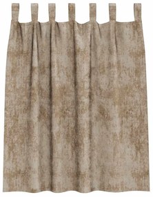 vidaXL Κουρτίνα με κουρτίνες 2 pcs Μπρονζέ 140 x 140 cm Βελούδο