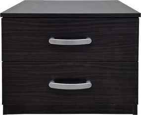 Κομοδίνο Athos pakoworld σε wenge απόχρωση 48x40x41.5εκ