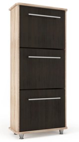 Παπουτσοθήκη Niag580 58x26.5x132εκ Wenge-Sonoma