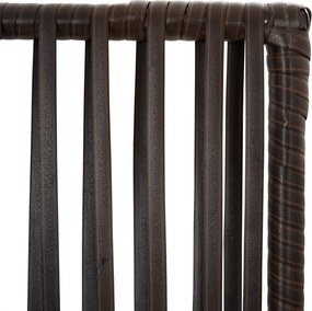 vidaXL Διαχωριστικό Δωματίου 4 Πάνελ Καφέ από Συνθετικό Ρατάν