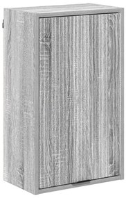 vidaXL Ντουλάπι Μπάνιου Επιτοίχιο Γκρι sonoma 39 x 23.5 x 65 εκ.