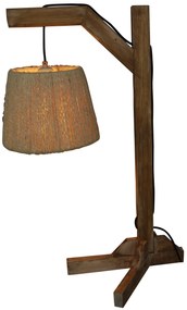 Επιτραπέζιο Φωτιστικό HL-304TL SILAS TABLE LAMP - Ύφασμα - 77-3132