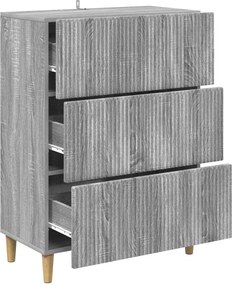vidaXL Ντουλάπι με Συρτάρια 66 x 34,5 x 90 εκ Επεξεργασμένο Ξύλο