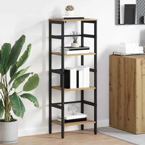 vidaXL Ράφι Βιβλίων 3 επιπέδων 40 x 29,5 x 115 εκ Επεξεργασμένο ξύλο