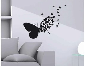 Αυτοκόλλητα Τοίχου Πεταλούδες Butterflies M 54110 Ango Dalber-54110-Μαύρο 54110