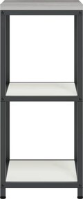 vidaXL Ράφι Κουζίνας HATTEM Λευκό 40 x 50 x 92 εκ Ατσάλι
