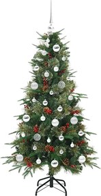 vidaXL Τεχνητό Χριστουγεννιάτικο Δέντρο με Άξονα Πράσινο 150 cm
