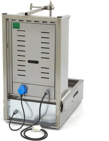 Kebab Grill - 2 Burners - 20kg Meat - Electric