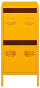 vidaXL Ντουλάπι Μουσταρδί 35x39x73,5 εκ. από Χάλυβα Ψυχρής Έλασης