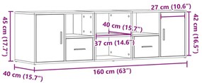 ΝΤΟΥΛΑΠΙ ΓΩΝΙΑΚΟ ΜΑΥΡΟ 160X40X45 ΕΚ. ΑΠΟ ΜΟΡΙΟΣΑΝΙΔΑ 3307820