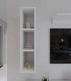 Stewehome Μοντέρνα λευκή γυαλιστερή μονάδα τηλεόρασης με αποθηκευτικό χώρο