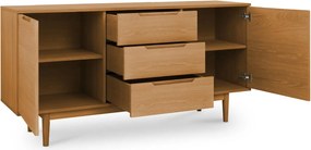 Kerteminde 3-Door Sideboard Natural Oil