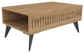 Τραπέζι Marla  σε oak απόχρωση 90x56x40εκ