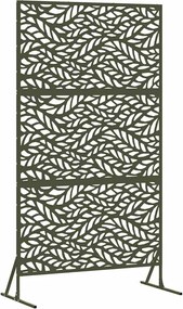 vidaXL Οθόνη Ιδιωτικότητας Ελιά 100 x 50 x 180 εκ. Ατσάλι