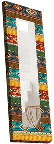 Καθρέπτης Τοίχου 814MVT1128 40x120cm Multi Wallity Wood, Canvas
