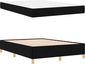vidaXL Σκελετός Κρεβατιού Μαύρο 160 x 200 cm ύφασμα