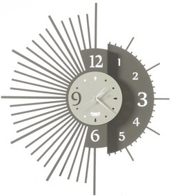 Miro avorio μεταλλικό ρολόι τοίχου 59x52εκ. Arti e Mestieri