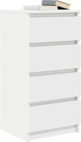 vidaXL Ντουλάπι Λευκό 85x34x76 εκ. από Επεξεργασμένο Ξύλο