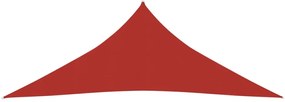 Πανί Σκίασης Κόκκινο 4 x 4 x 4 μ. από HDPE 160 γρ./μ² - Κόκκινο