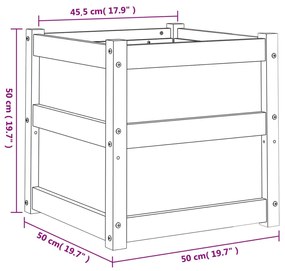 ΖΑΡΝΤΙΝΙΕΡΑ 50X50X50 ΕΚ. ΑΠΟ ΜΑΣΙΦ ΞΥΛΟ ΨΕΥΔΟΤΣΟΥΓΚΑΣ 837420