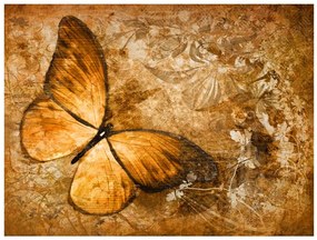 Φωτοταπετσαρία Πεταλούδα σε σέπια - 250x193